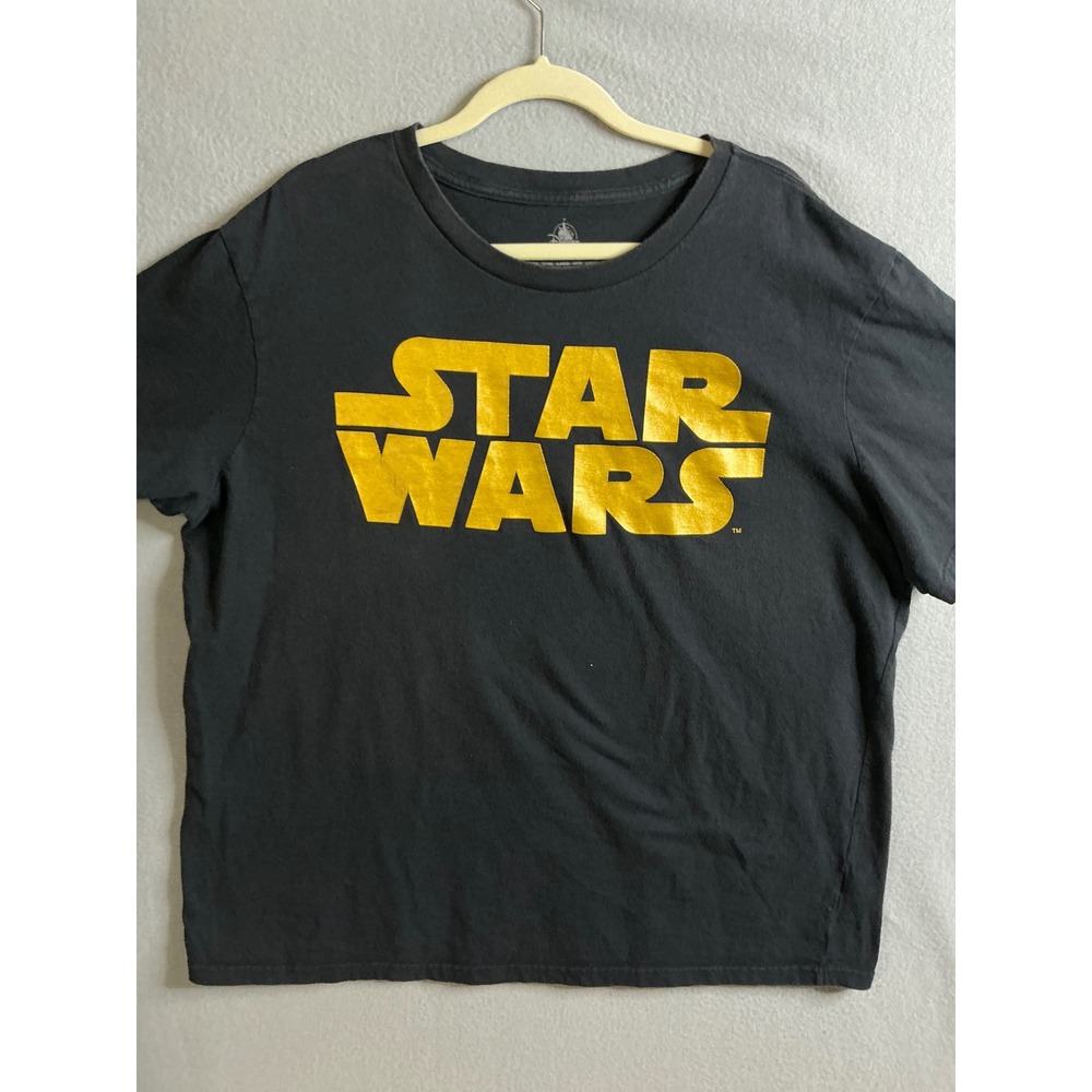 Disney Star Wars Graphic‎ T-Shirt Men's XXL Black Short Sleeve Tee